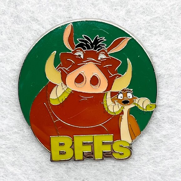 🔮 5/$25 Disney The Lion King Pumbaa And Timon‎ BFFs Pin - Picture 1 of 2